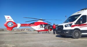 VAN (AA) – Van'da tedavi gören bebek, ambulans uçakla İstanbul'a