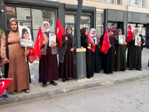 VAN (AA) – Van'da çocukları dağa kaçırılan aileler, DEM Parti