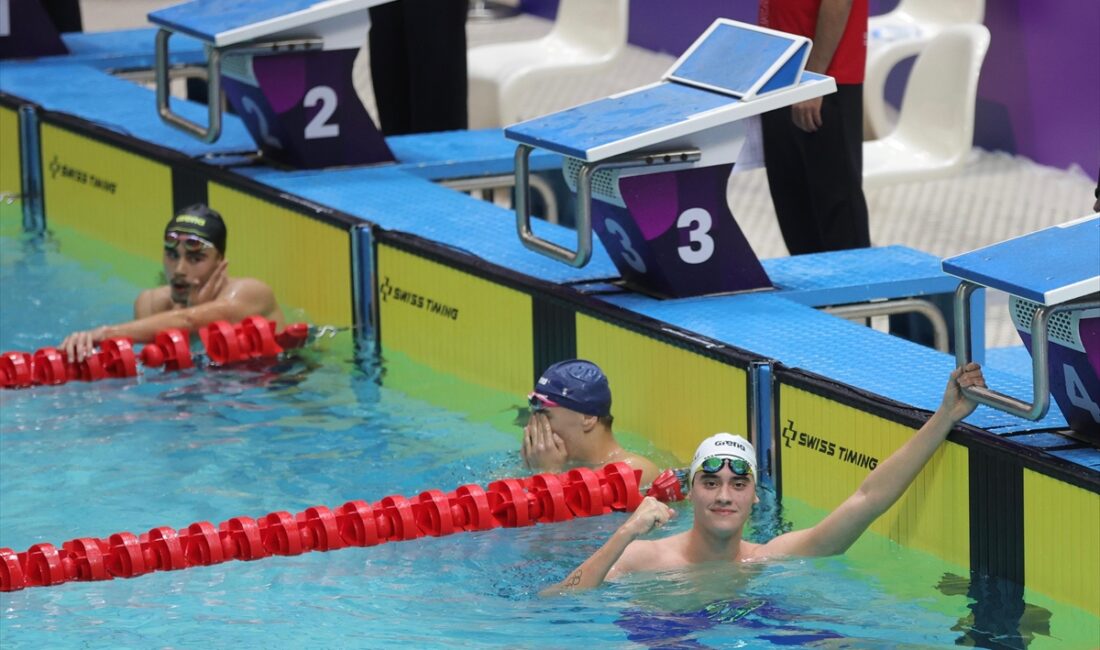 - Yüzme branşında milli sporcular, günü 8 madalya ile tamamladı