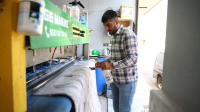 ADANA (AA) – Adana'nın merkez Seyhan ilçesinde yıkamak üzere evden