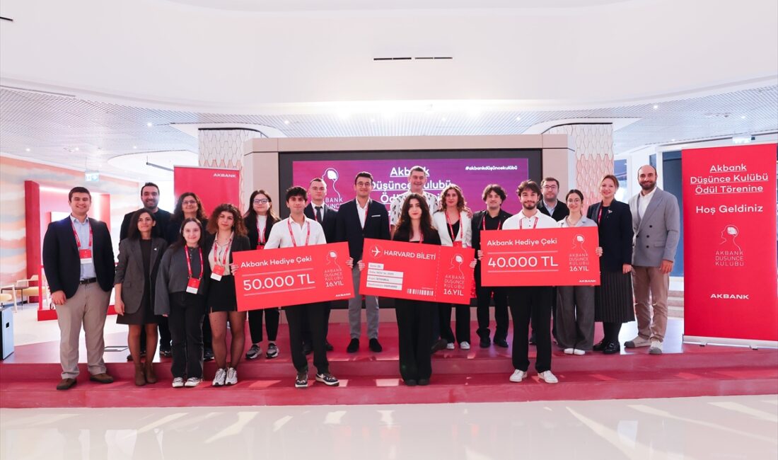 İSTANBUL (AA) – Akbank'ın gençlerin fikir geliştirme potansiyelini desteklemek amacıyla