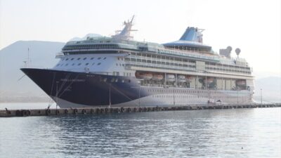 ANTALYA (AA) – Bahamalar bayraklı "Marella Discovery 2" isimli kruvaziyer,