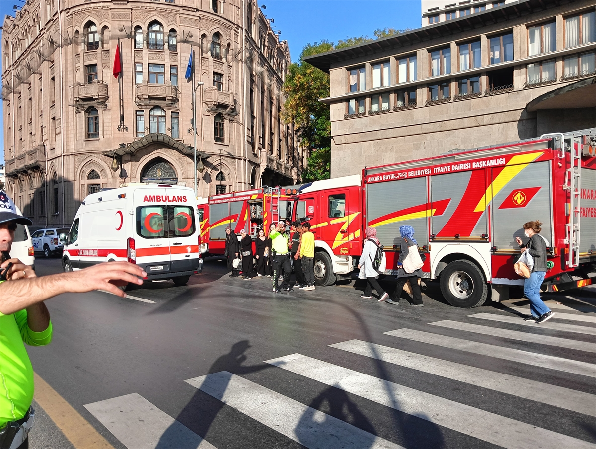 - Yangın söndürme sisteminin kendiliğinden devreye girmesi sonucu açığa çıkan