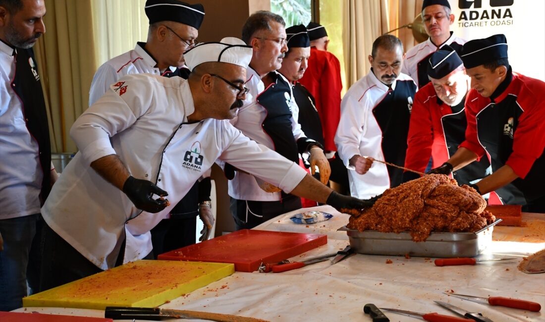 ADANA (AA) – Tescilli Adana kebabının gerçek lezzet ve özellikleriyle