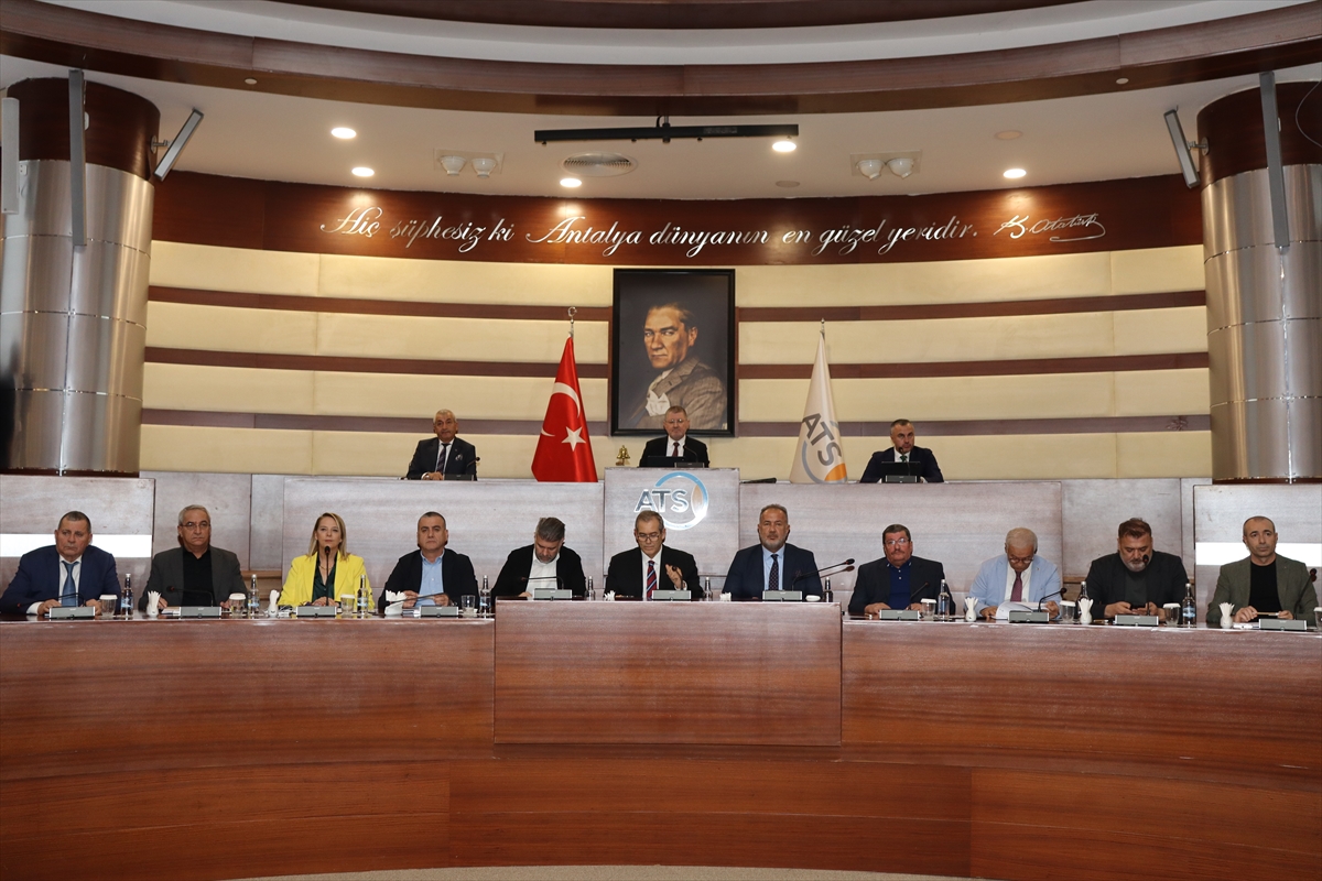 ANTALYA (AA) – ATSO Yönetim Kurulu Başkanı Yusuf Hacısüleyman, üretimin