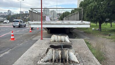 İSTANBUL (AA) – Avcılar'da vincin çarpması sonucu hasar gören yaya