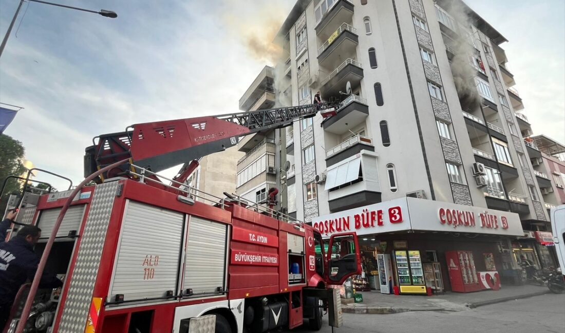 AYDIN (AA) – Aydın'ın Nazilli ilçesindeki bir apartman dairesinde çıkan