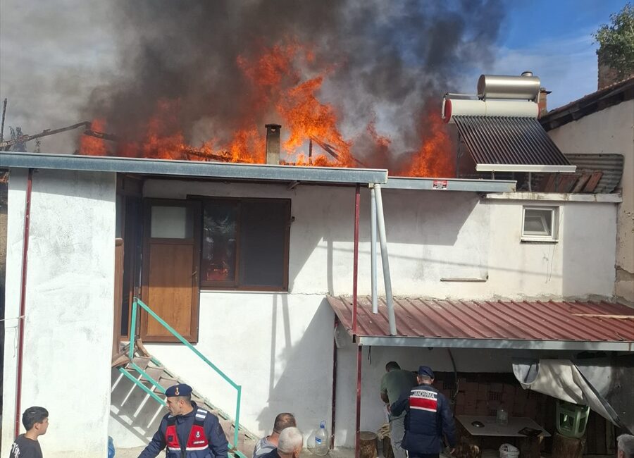 AYDIN (AA) – Aydın'ın Bozdoğan ilçesinde çıkan yangında aynı aileye