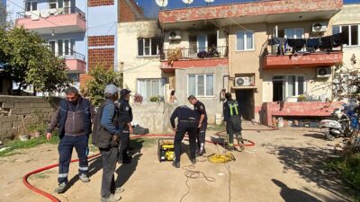 AYDIN (AA) – Aydın'ın Nazilli ilçesinde bir evde çıkan yangında