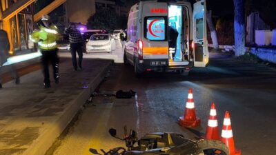 AYDIN (AA) – Aydın'ın Söke ilçesinde kaldırıma çarpan motosikletin sürücüsü