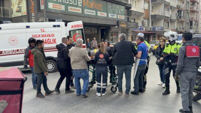 AYDIN (AA) – Aydın'ın Efeler ilçesinde otomobille motosikletin çarpışması sonucu
