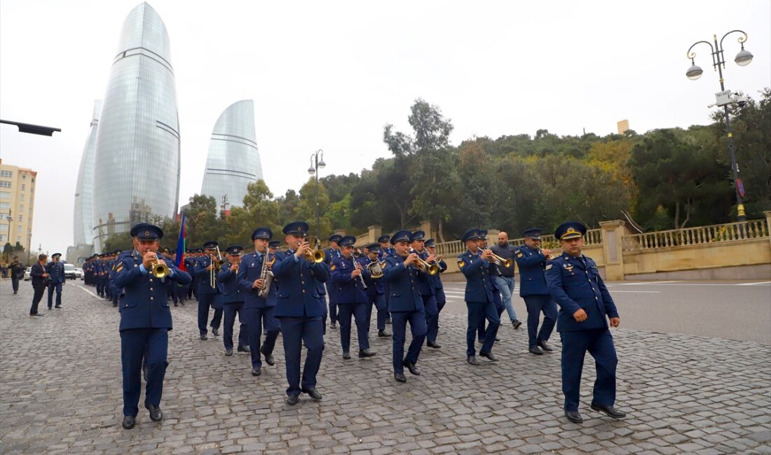 BAKÜ (AA) – Azerbaycan'ın başkenti Bakü'de Karabağ Zaferi'nin 5. yılı