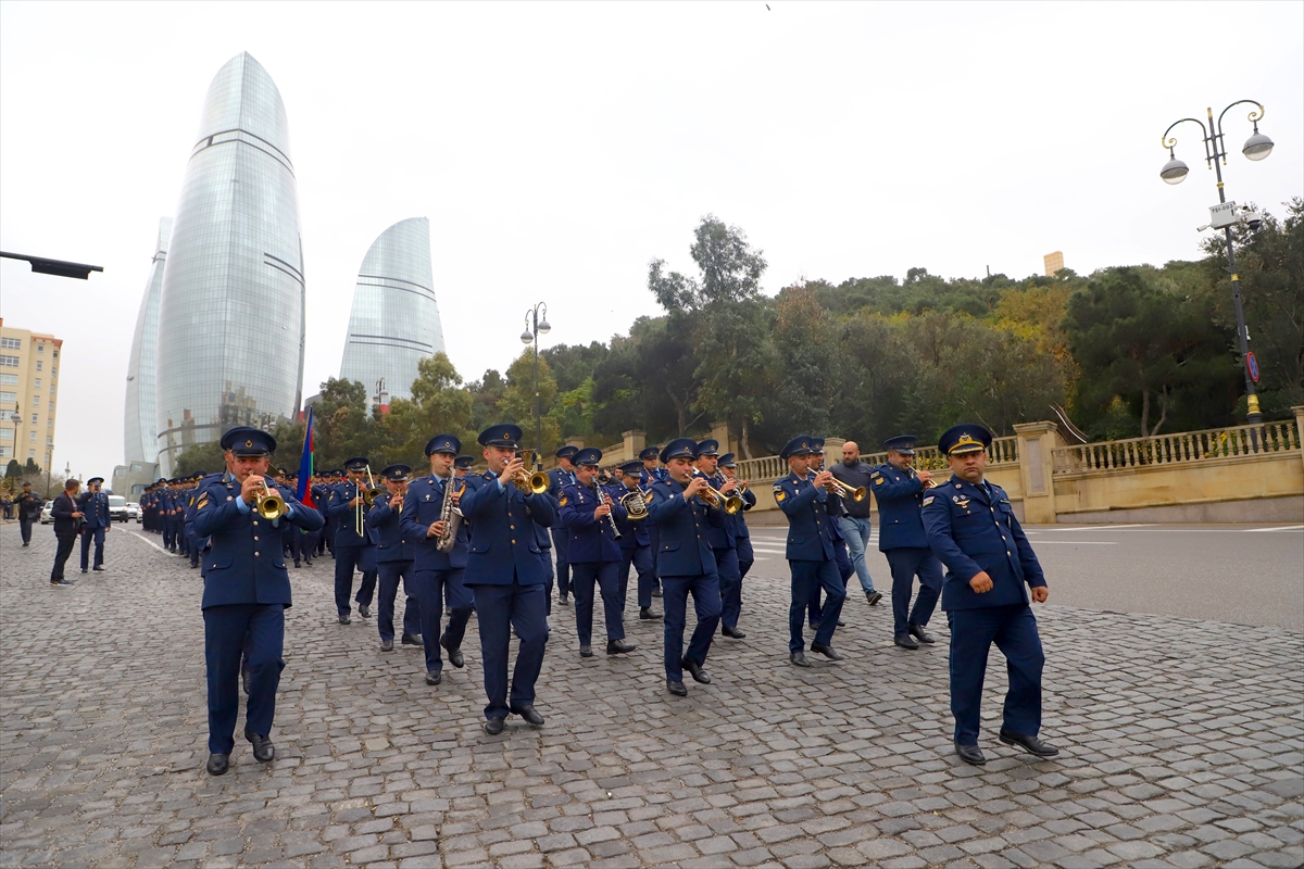 BAKÜ (AA) – Azerbaycan'ın başkenti Bakü'de Karabağ Zaferi'nin 5. yılı