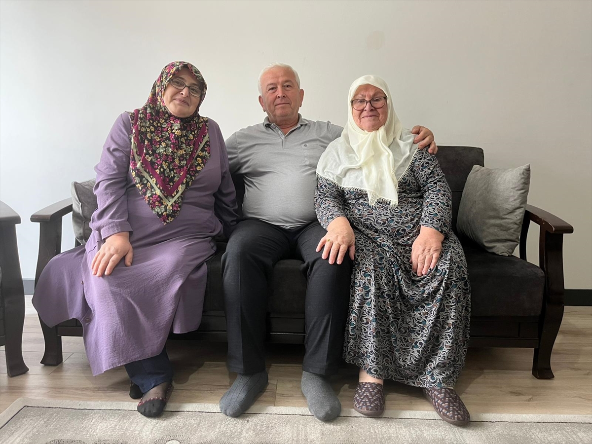 - "Ayşe abla, Hasan ağabey, Hiranur kardeşimiz. TOKİ ile yuva