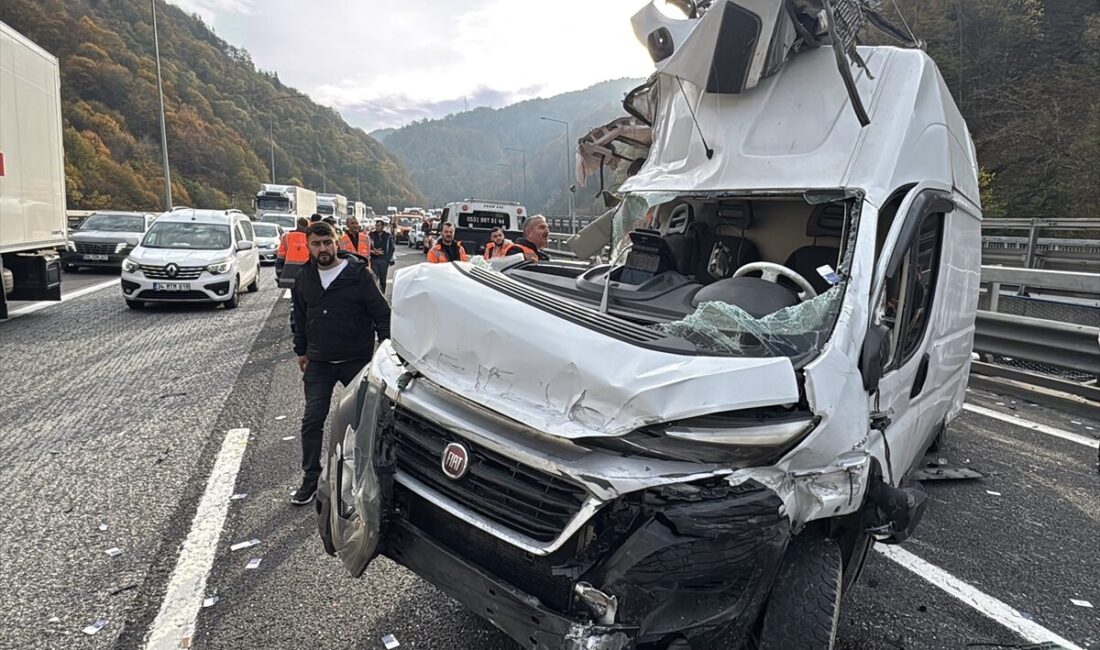 - Kazada yaralanan panelvan sürücüsü hastaneye kaldırıldı