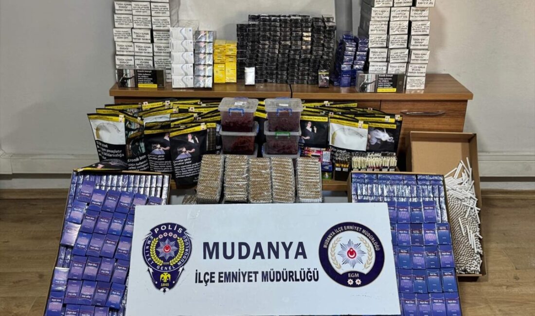 BURSA (AA) – Bursa'nın Mudanya ilçesinde düzenlenen operasyonda, 30 bin