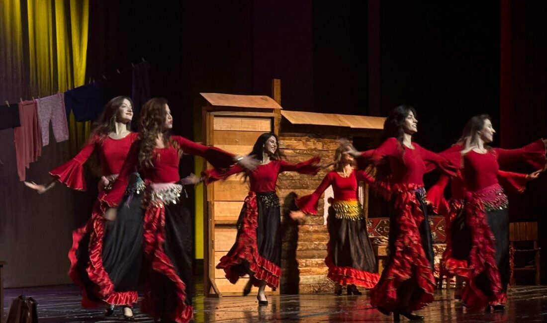 BURSA (AA) – "Deli Ayten" adlı tiyatro oyunu Bursa'da izleyiciyle