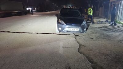 BURSA (AA) – Bursa'nın İnegöl ilçesinde otomobille çarpışan skuterin sürücüsü