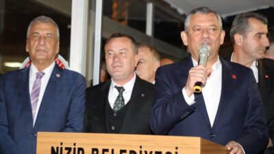 GAZİANTEP (AA) – CHP Genel Başkanı Özgür Özel, Gaziantep'te Nizip