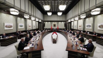 ANKARA (AA) – Cumhurbaşkanlığı Kabinesi, Cumhurbaşkanı Recep Tayyip Erdoğan başkanlığında