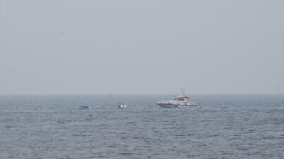 GİRESUN (AA) – Giresun'un Eynesil ilçesi açıklarında balıkçı teknesinin alabora