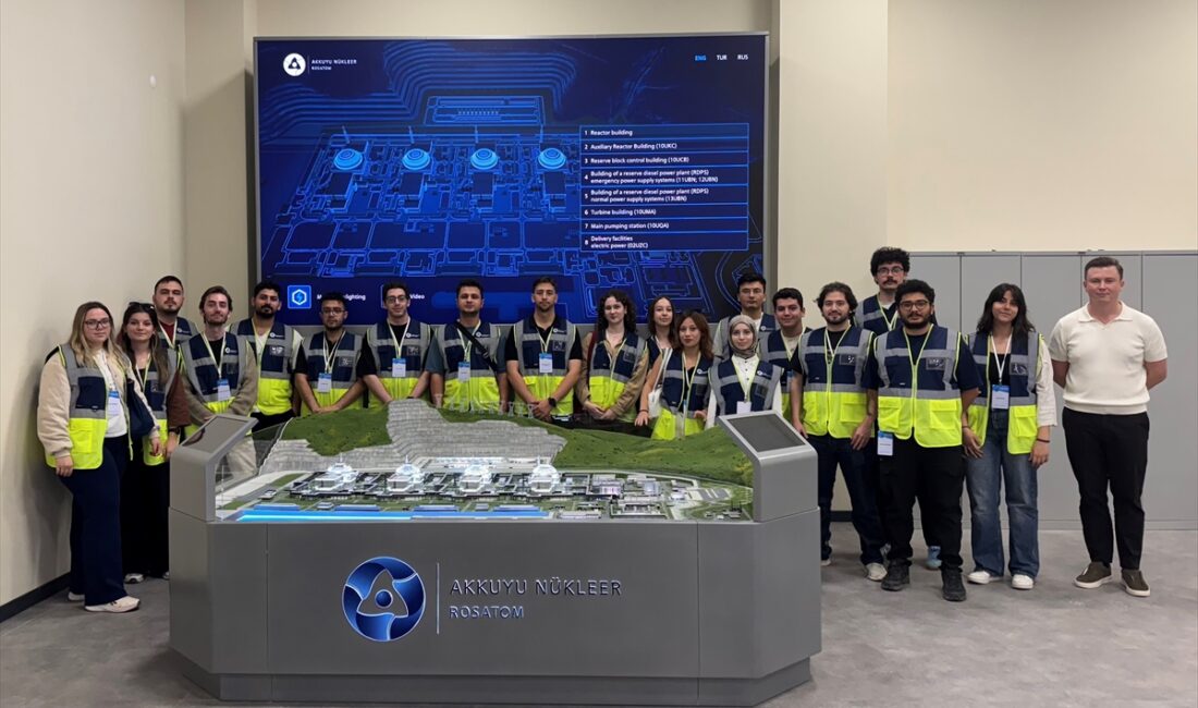 MERSİN (AA) – Hacettepe Üniversitesi öğrencileri, Mersin'de yapımı süren Akkuyu