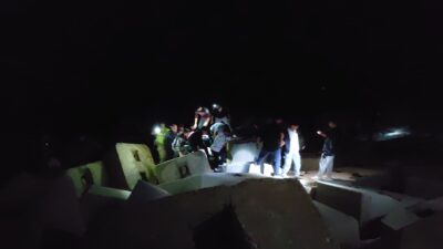 HATAY (AA) – Hatay'ın Samandağ ilçesinde denize düşerek boğulma tehlikesi