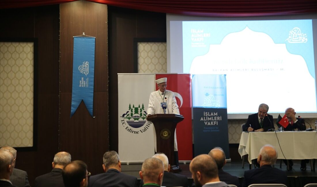 EDİRNE (AA) – İskeçe Seçilmiş Müftüsü Mustafa Trampa, Balkanlar'a yönelik