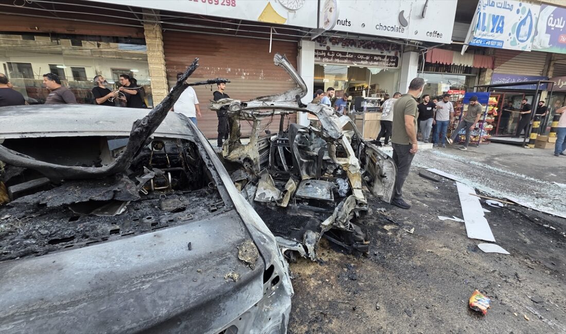 BEYRUT (AA) – İsrail ordusunun Lübnan'ın güneyindeki Nebatiye vilayetinde bir