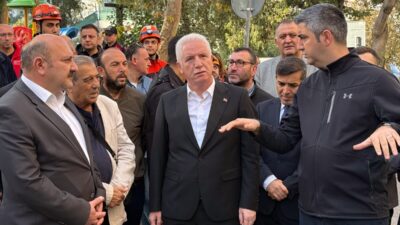 - "(Tahliye edilen bina ve çevresindeki yapılar) Onların da problemi