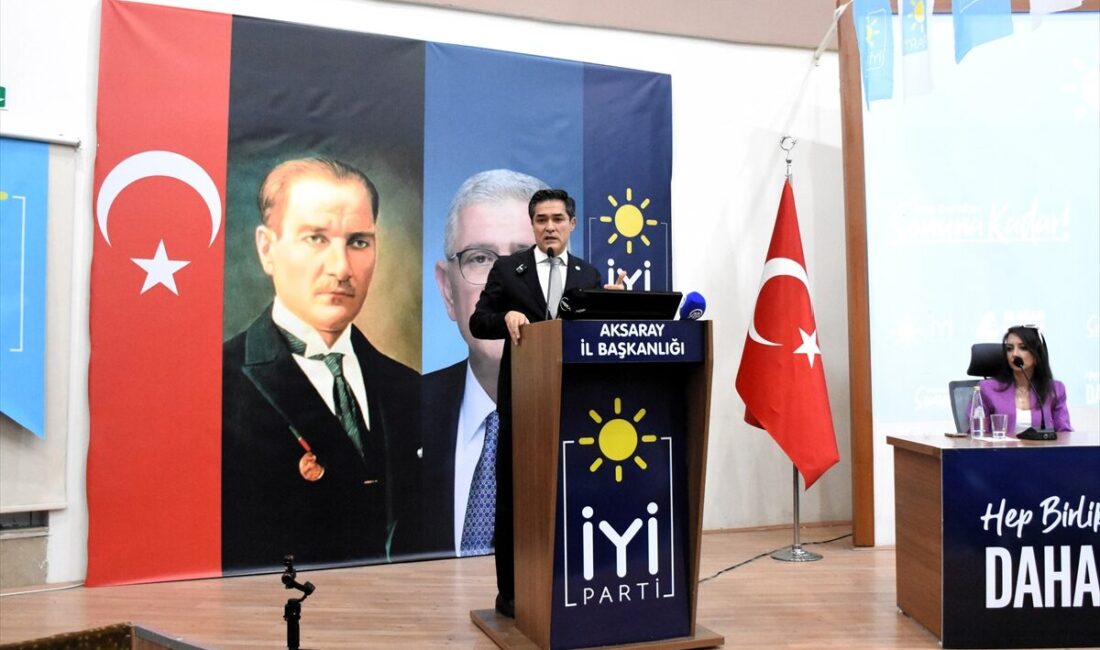 AKSARAY (AA) – İYİ Parti Grup Başkanvekili Buğra Kavuncu, Aksaray