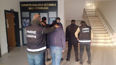 KAHRAMANMARAŞ (AA) – Kahramanmaraş'ın Elbistan ilçesinde uyuşturucu operasyonunda gözaltına alınan