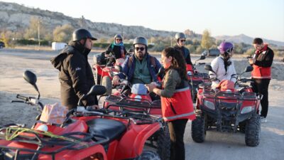 NEVŞEHİR (AA) – Kapadokya Alan Başkanlığı tarafından gerçekleştirilen arazi araçları