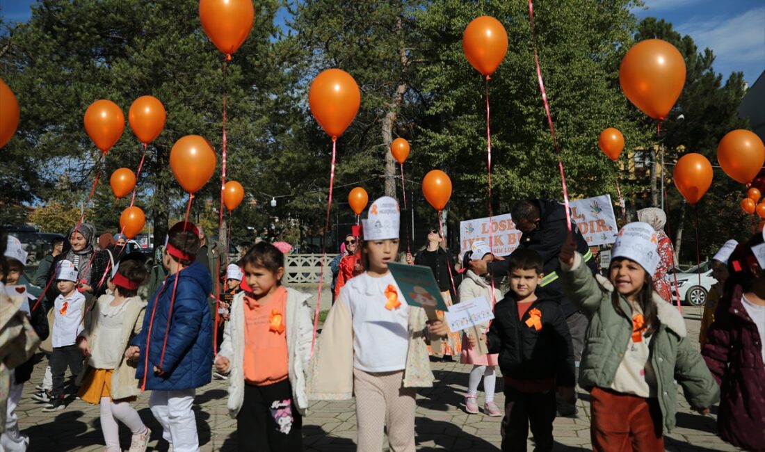 KARABÜK (AA) – Karabük'ün Eflani ilçesinde ana sınıfı öğrencileri, lösemi