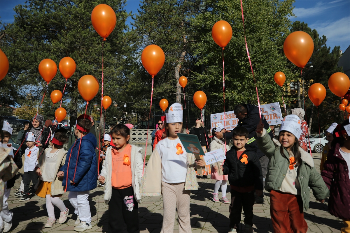 KARABÜK (AA) – Karabük'ün Eflani ilçesinde ana sınıfı öğrencileri, lösemi