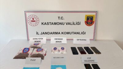KASTAMONU (AA) – Kastamonu'da uyuşturucuyla yakalanan 9 şüpheli gözaltına alındı.
