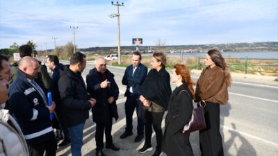 EDİRNE (AA) – Edirne'nin Keşan ilçesindeki Tuzla Gölü'nde doğal yapının