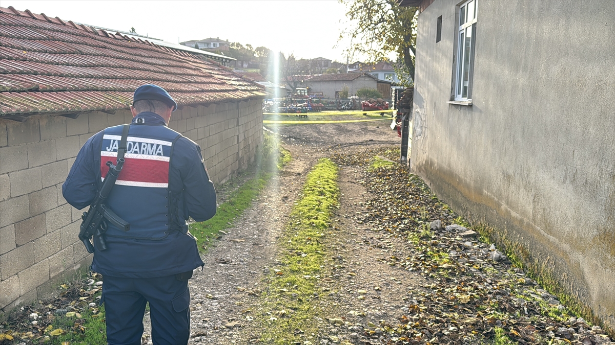 KIRKLARELİ (AA) – Kırklareli'nin Lüleburgaz ilçesinde bir evin bahçesinde bulunan