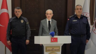 KIRKLARELİ (AA) – Kırklareli Valisi Uğur Turan, düzensiz göçle mücadele