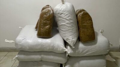 KIRŞEHİR (AA) – Kırşehir'de yolcu otobüsünde 230 kilogram kaçak tütün