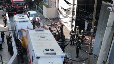 - Görgü tanığı Mehmet Düzgüner:
- "Gidip kurtarmak istedim ama alev