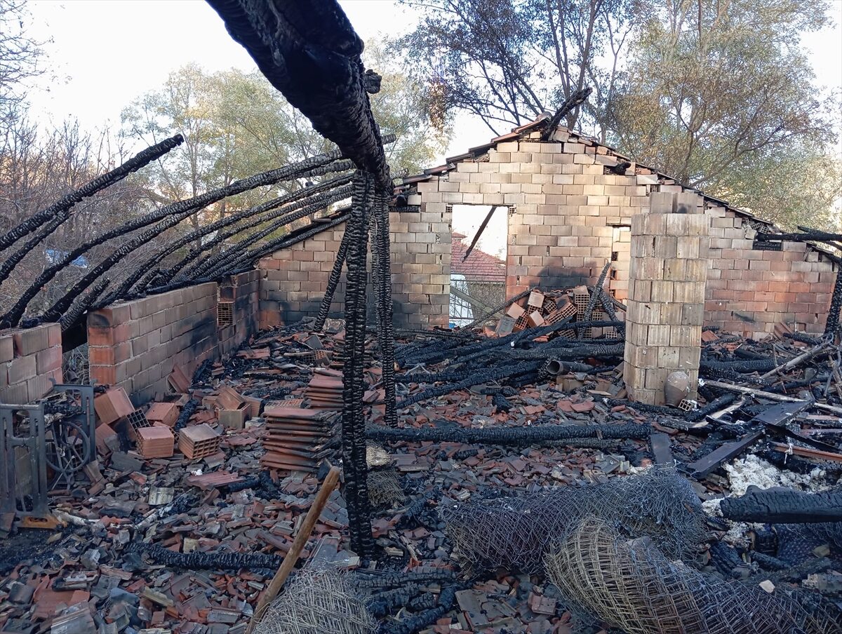 KONYA (AA) – Konya'nın Doğanhisar ilçesinde müstakil 2 evde çıkan