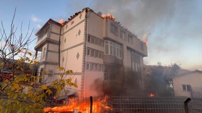KONYA (AA) – Konya'nın Kulu ilçesinde üç katlı binada çıkan