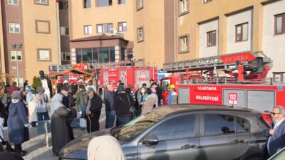 KÜTAHYA (AA) – Kütahya'da hastanenin zemin katında çıkan yangın, itfaiye