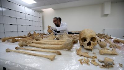 - Muş Alparslan Üniversitesindeki Antropoloji Laboratuvarı'nda, 72 insan iskeleti üzerinde