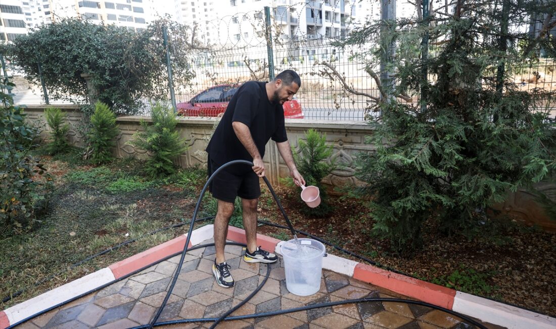 MERSİN (AA) – Mersin'de altyapı çalışmaları sırasında oluşan arıza nedeniyle