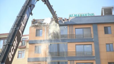 ORDU (AA) – Ordu'nun Altınordu ilçesinde bir inşaatın temel kazısı