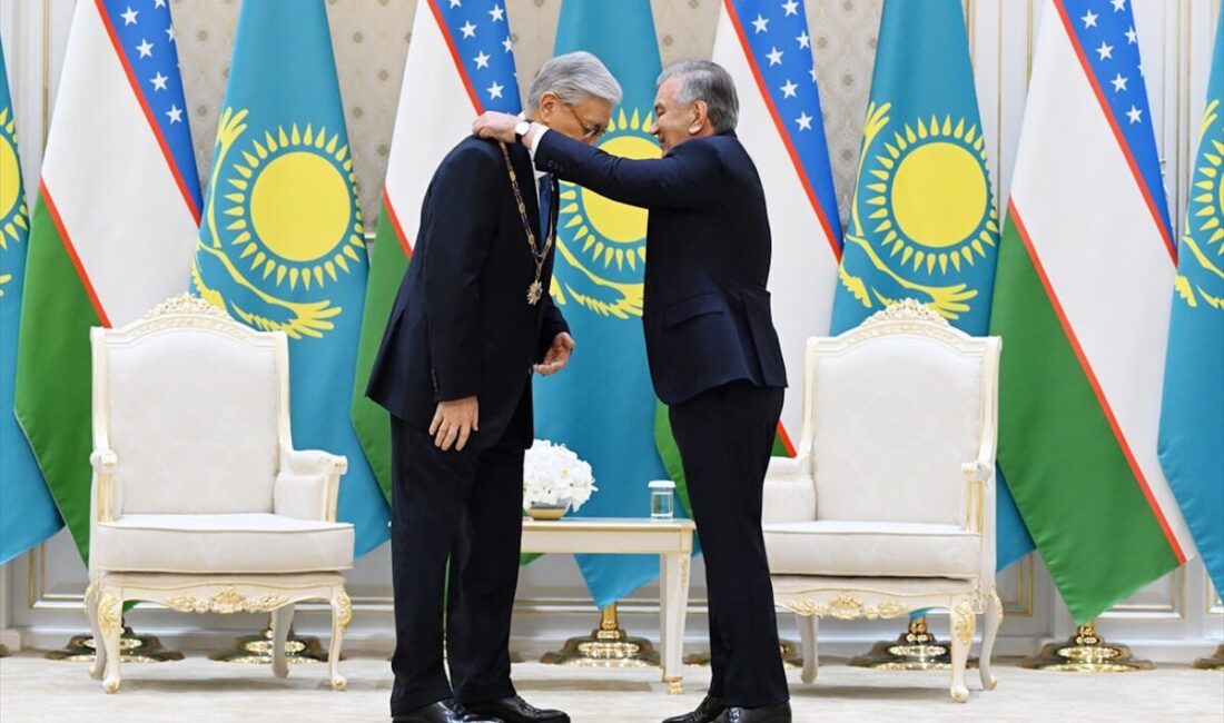 TAŞKENT (AA) – Özbekistan'ın başkenti Taşkent'te, Özbekistan-Kazakistan Devletlerarası Yüksek Konseyi