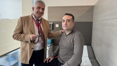 - Bir yıllık tedavinin ardından sağlığına kavuşan 2 çocuk babası