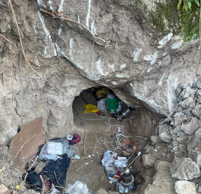 SAMSUN (AA) – Samsun'un Havza ve Tekkeköy ilçelerinde kaçak kazı